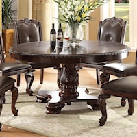 Traditional Round Dining Table