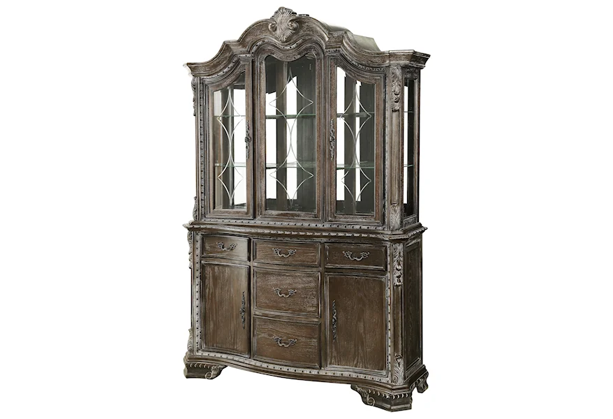 Kiera Buffet and Hutch by Crown Mark at Dream Home Interiors