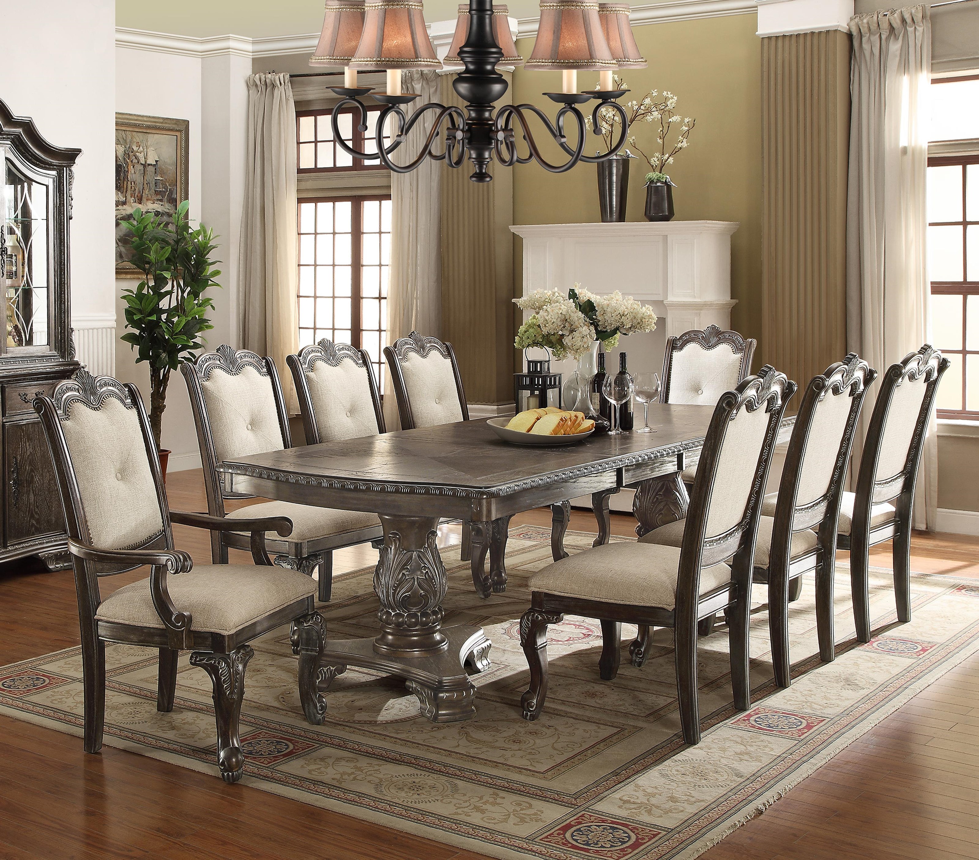 Kenzo 9 piece dining set on sale king