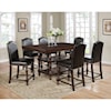 Crown Mark Langley Counter Height Table Set