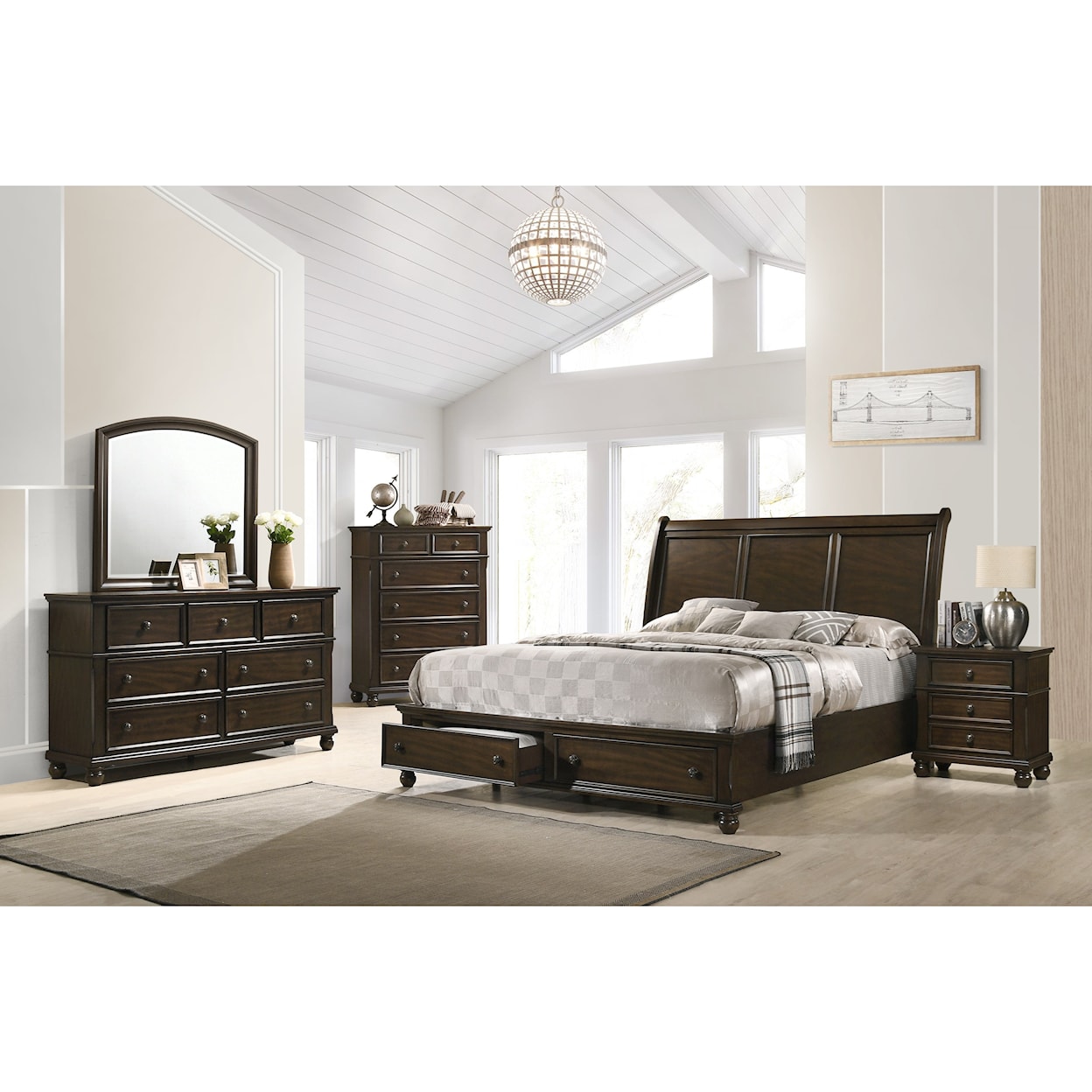 CM Lara King Storage Bed