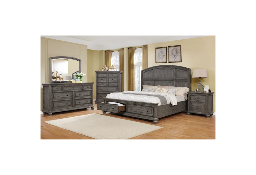 Lavonia King Bedroom Group by Crown Mark at Galleria Furniture, Inc.