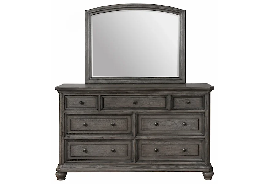 Lavonia Dresser and Mirror by Crown Mark at Galleria Furniture, Inc.