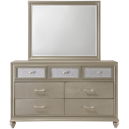 Dresser and Mirror