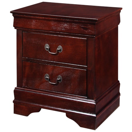 LOUIS PHILLIPE CHERRY NIGHTSTAND |