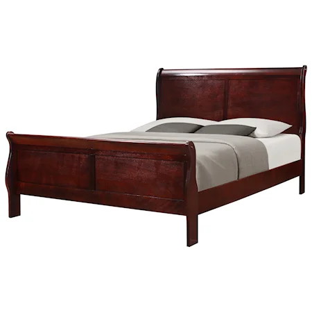 Transitional Twin Panel Bed