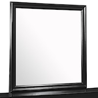 BLACK LOUIS PHILLIPE MIRROR |