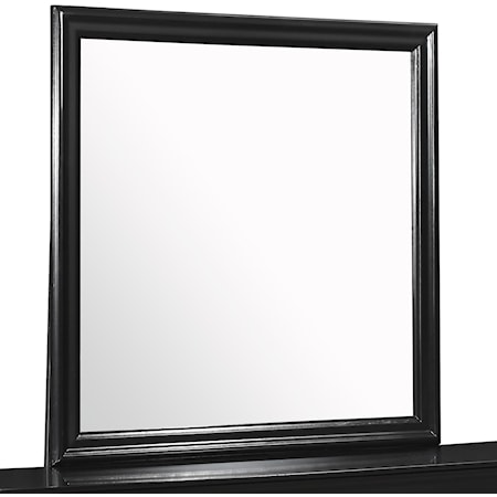 BLACK LOUIS PHILLIPE MIRROR |