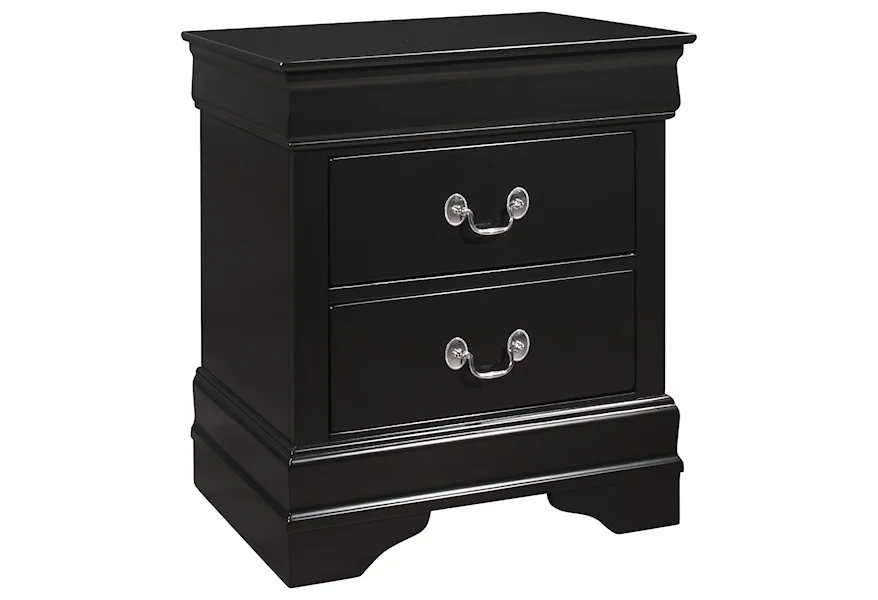 Louis Philip 2 Drawer Nightstand by Crown Mark at Galleria Furniture, Inc.