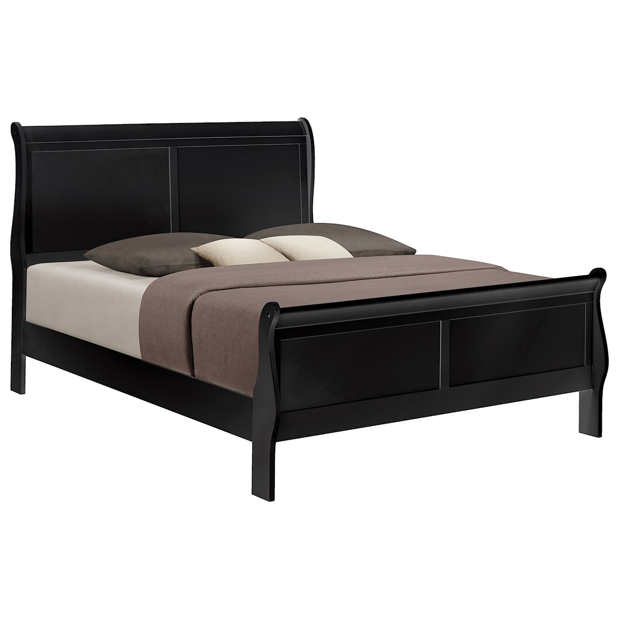 Crown Mark Louis Philip Twin Panel Bed