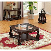 Traditional 3 Piece Occasional Table Group