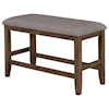 Crown Mark Manning Counter Height Upholstered Dining Bench