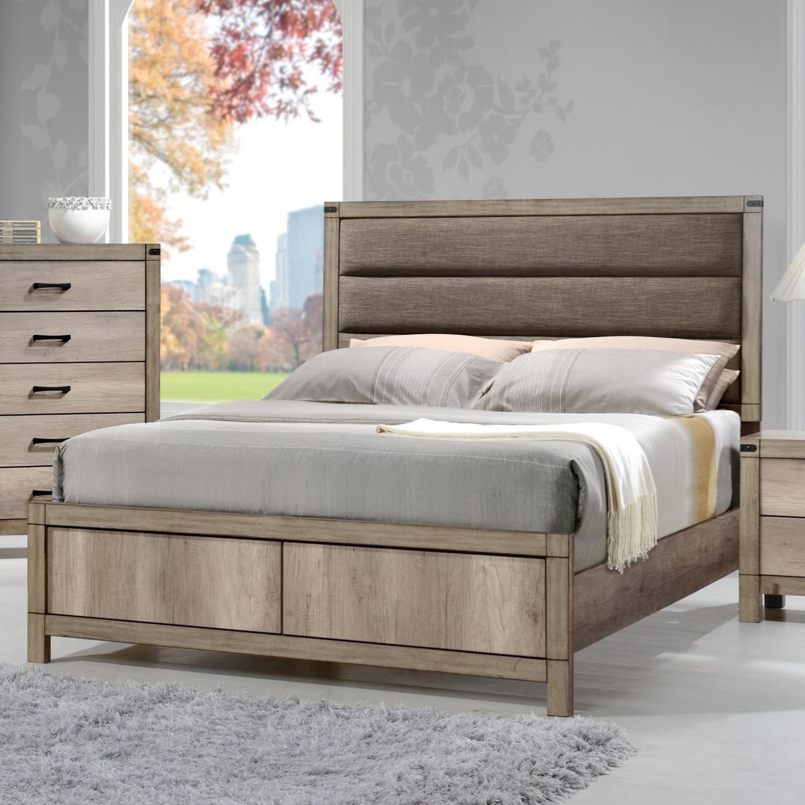 Crown Mark Matteo Queen Low Profile Bed