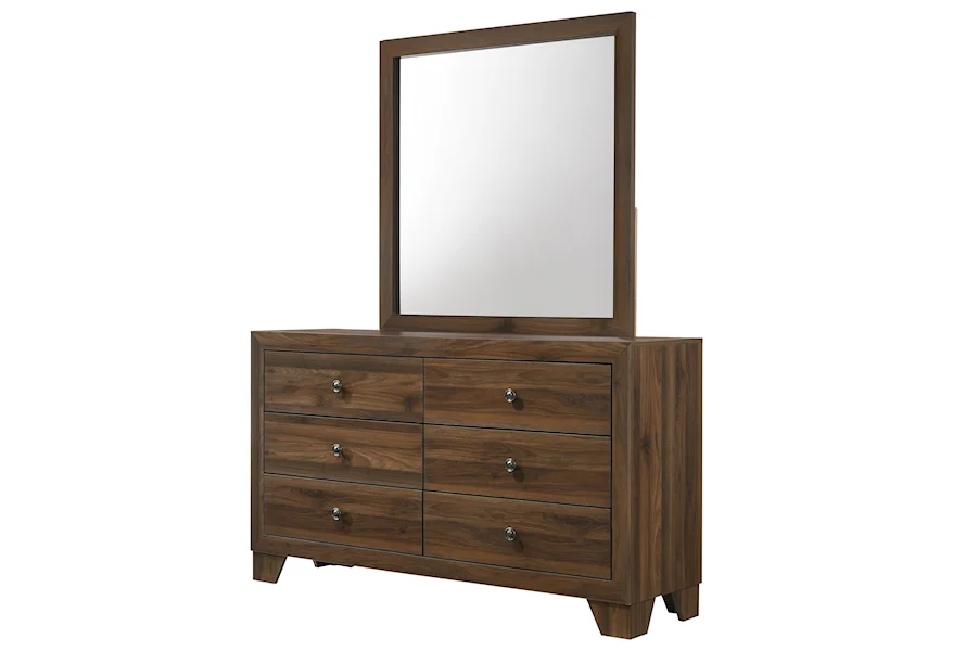 Millie Dresser and Mirror Set by Crown Mark at Royal Furniture