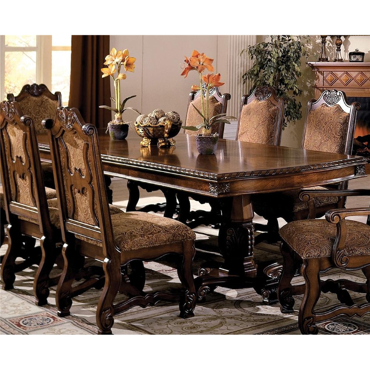 Crown Mark Neo Renaissance Dining Table