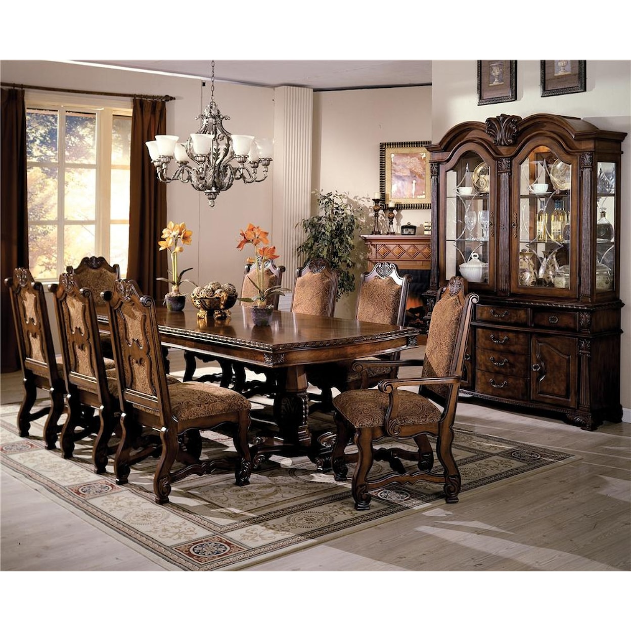 Crown Mark Neo Renaissance Dining Table