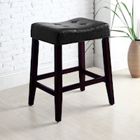 KENT BLACK 24" BARSTOOL |