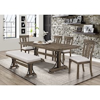 Dining Set with Bench