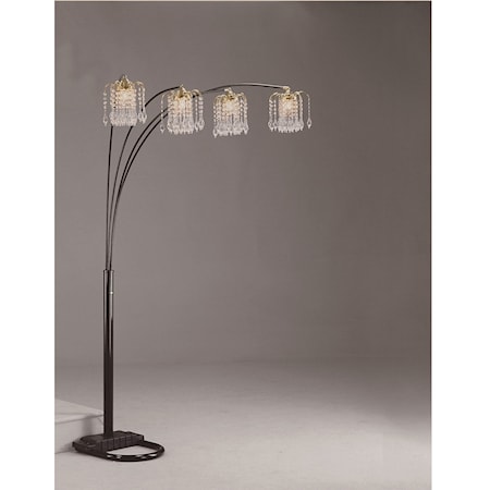 Rain Drop Arc Floor Lamp