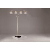 Rain Drop Arc Floor Lamp