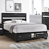 Crown Mark Regata Queen Storage Bed