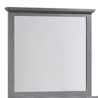 Casual Weathered Gray Mirror