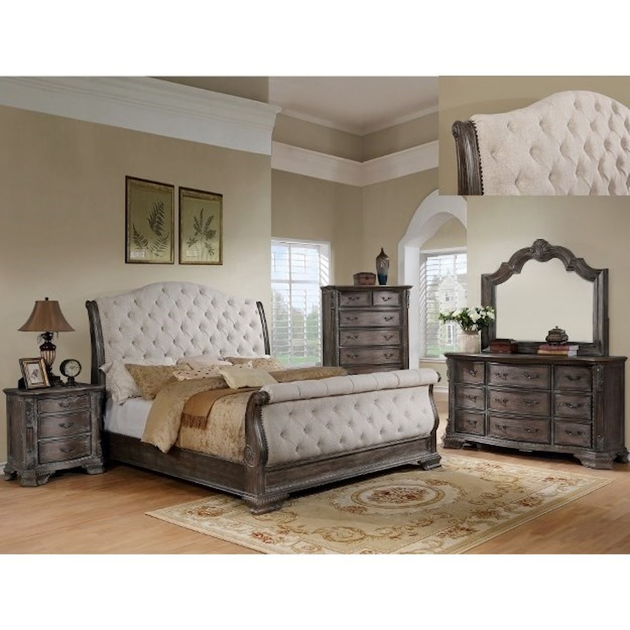 Crown Mark Sheffield King Bedroom Group