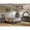 Crown Mark Sheffield Upholstered King Bed