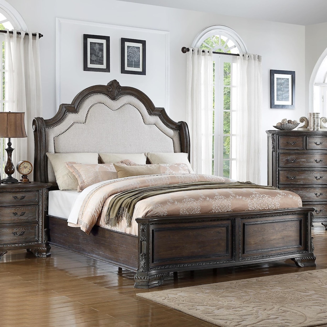 CM Sheffield King Panel Bed