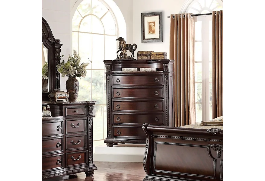 Stanley Bedroom Chest of Drawers by Crown Mark at Furniture Fair - North Carolina