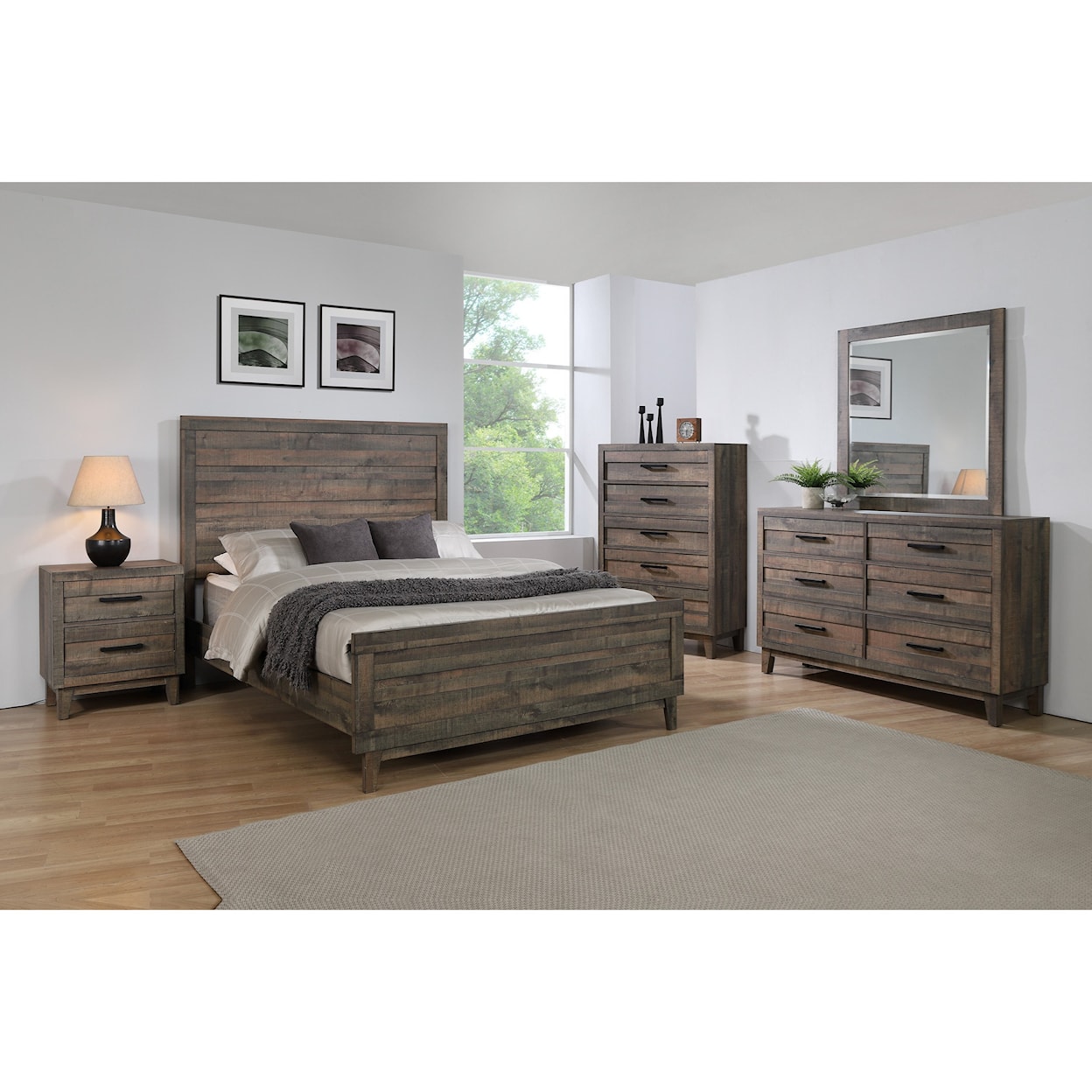 Crown Mark Tacoma California King Bed Room Group