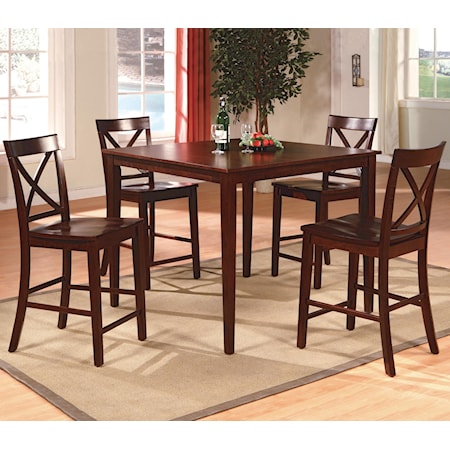 5-Piece Counter Height Table Set