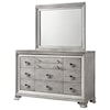 Crown Mark Vail Dresser and Mirror