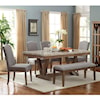 CM Vesper Dining Table and Chair Set with Bench