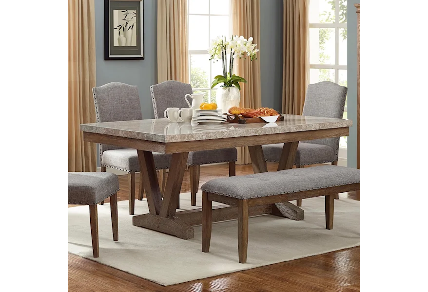 Vesper Dining Dining Table by Crown Mark at Galleria Furniture, Inc.