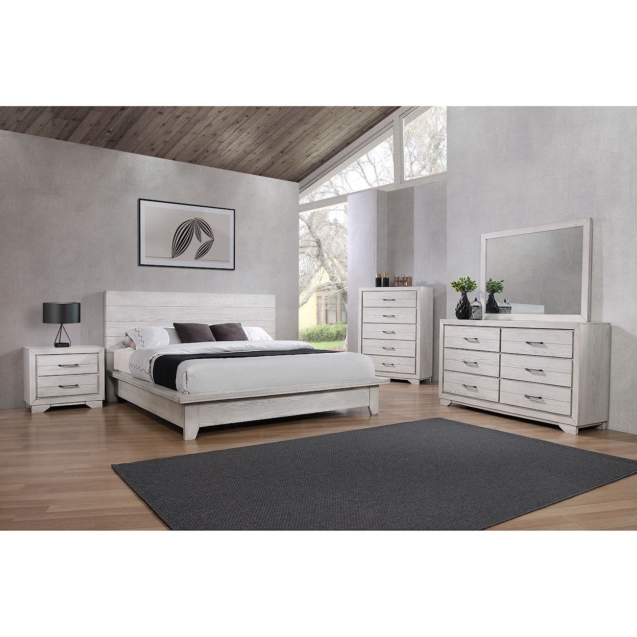 CM White Sands Queen Bedroom Group