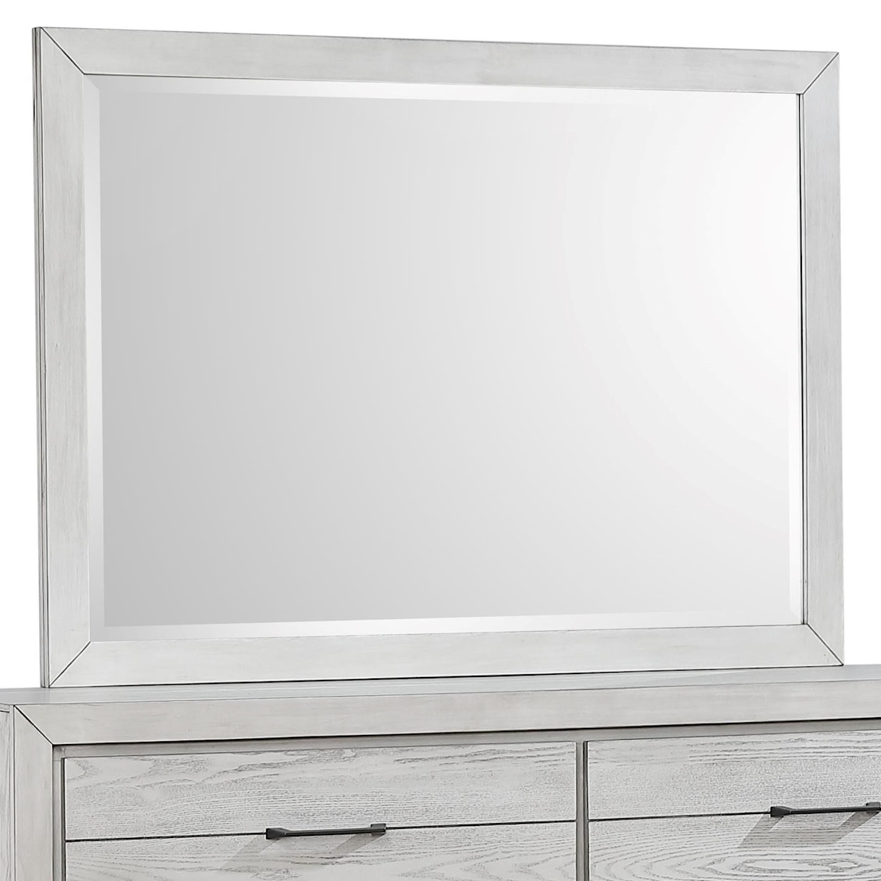 Crown Mark White Sands Dresser Mirror