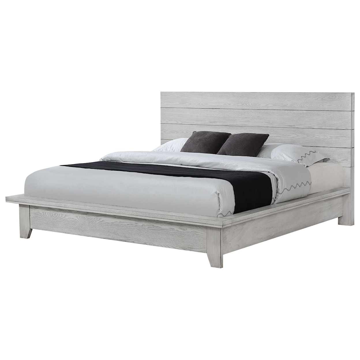 Crown Mark White Sands Queen Bed