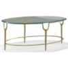 Sherrill Occasional Trifecta Oval Cocktail Table