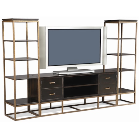 Media Console & 2 Entertainment Piers