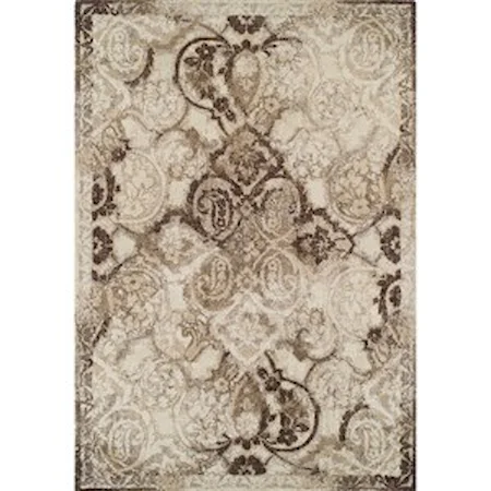 Mocha 5'3"X7'7" Area Rug