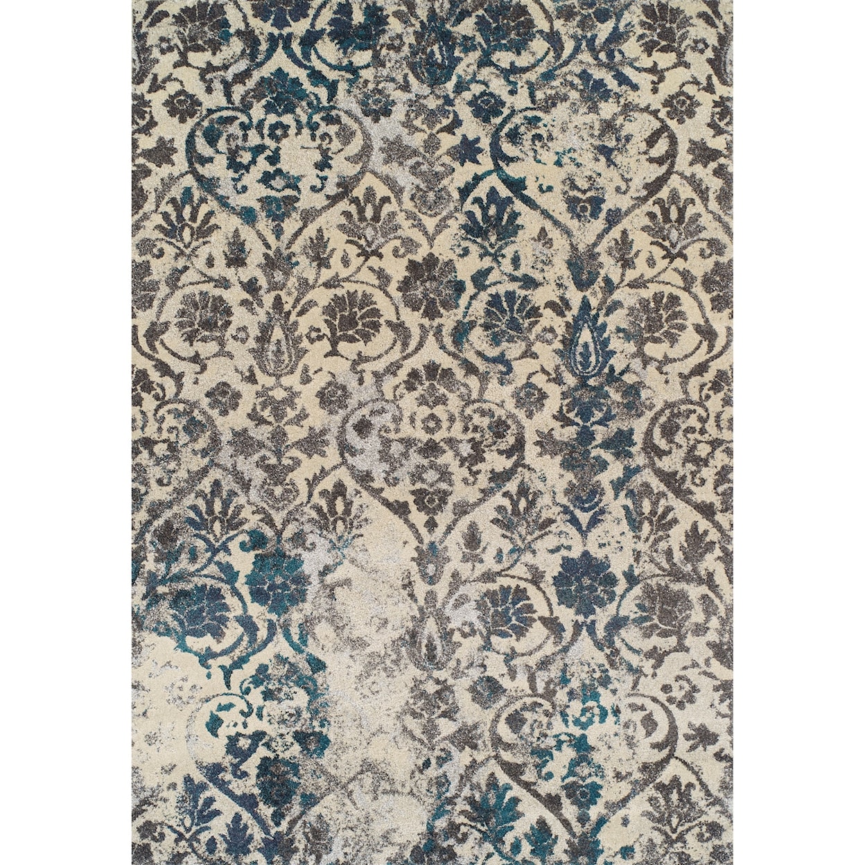 Dalyn Modern Greys Teal 7'10"X10'7" Rug