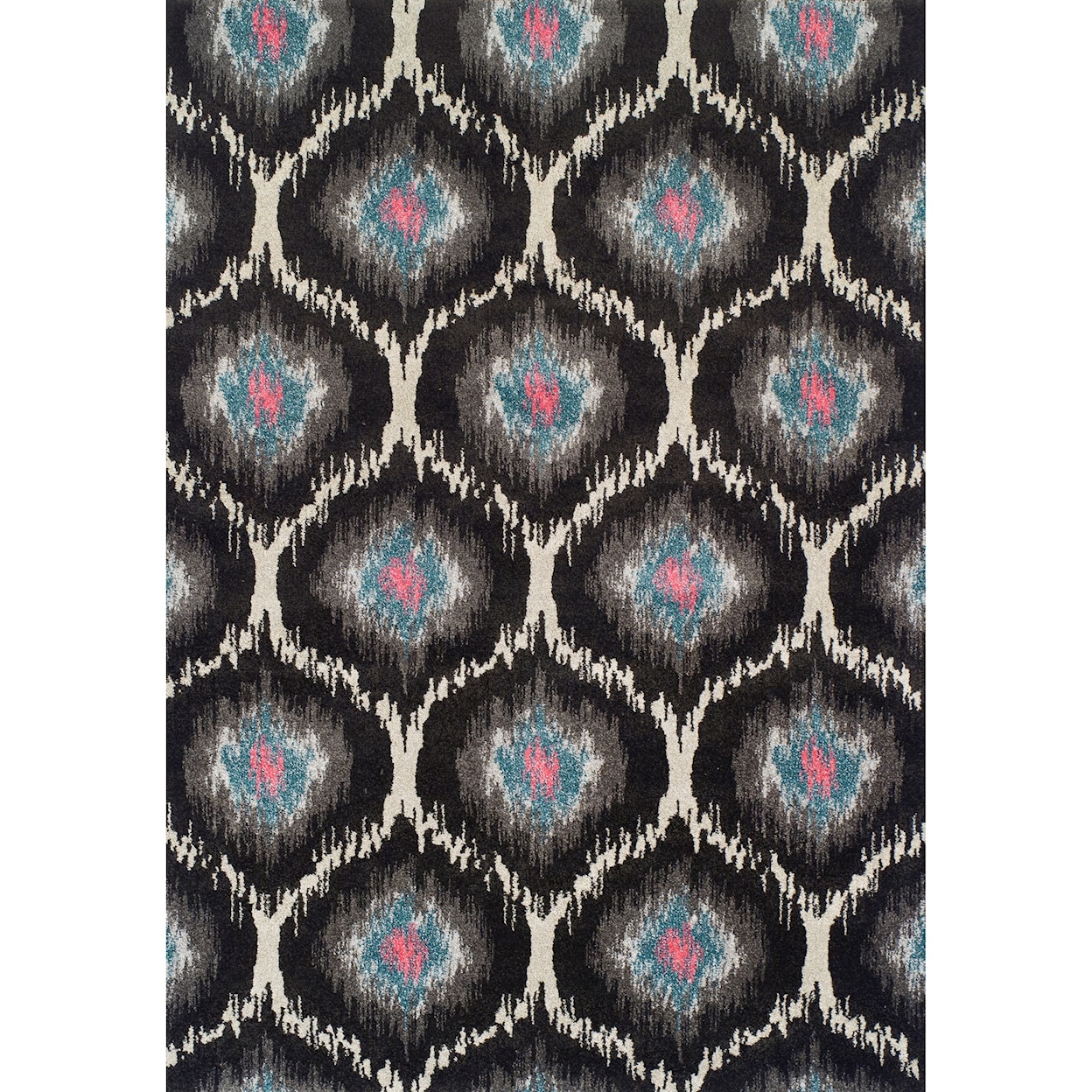 Dalyn Modern Greys Charcoal 5'3"X7'7" Rug