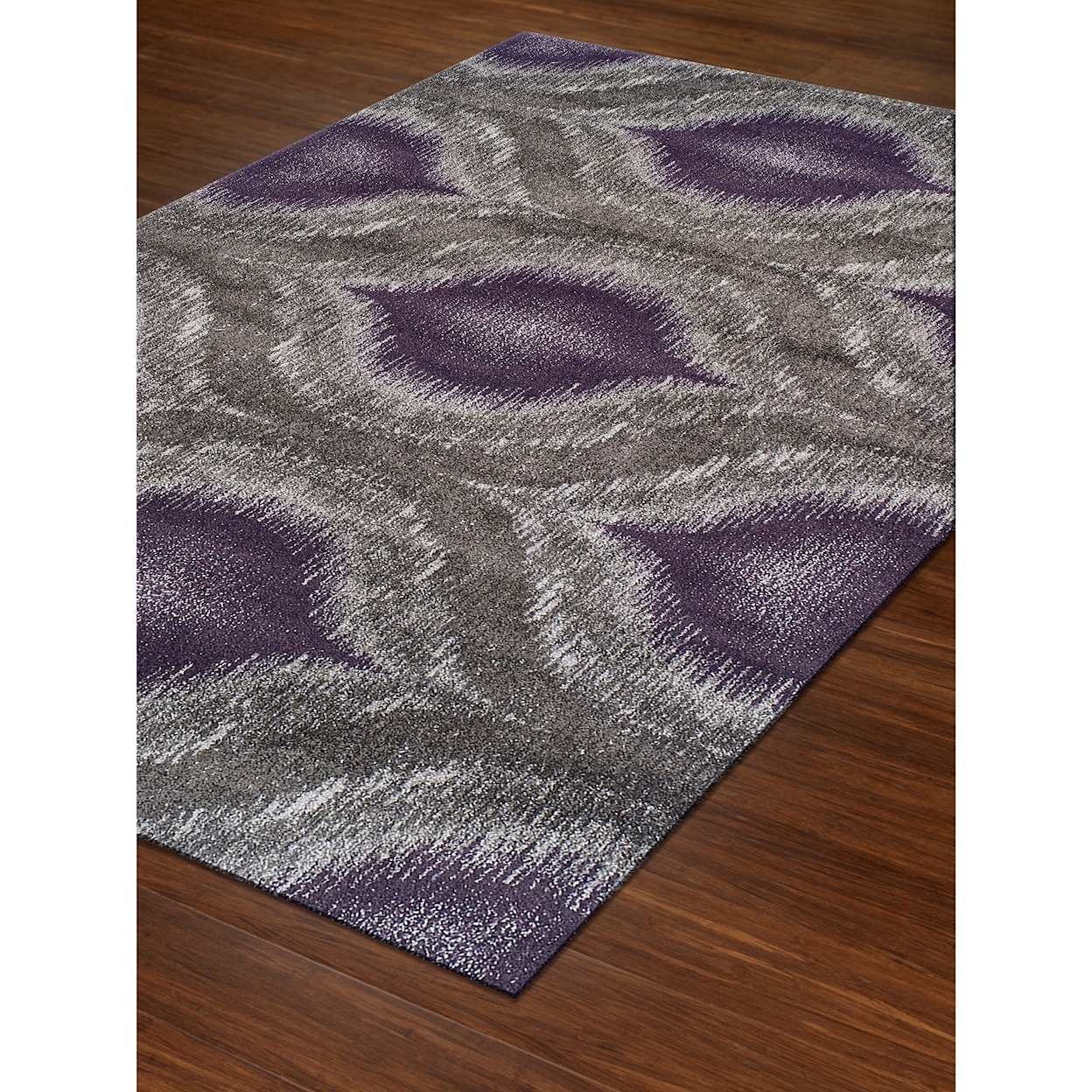 Dalyn Modern Greys Plum 3'3"X5'3" Rug