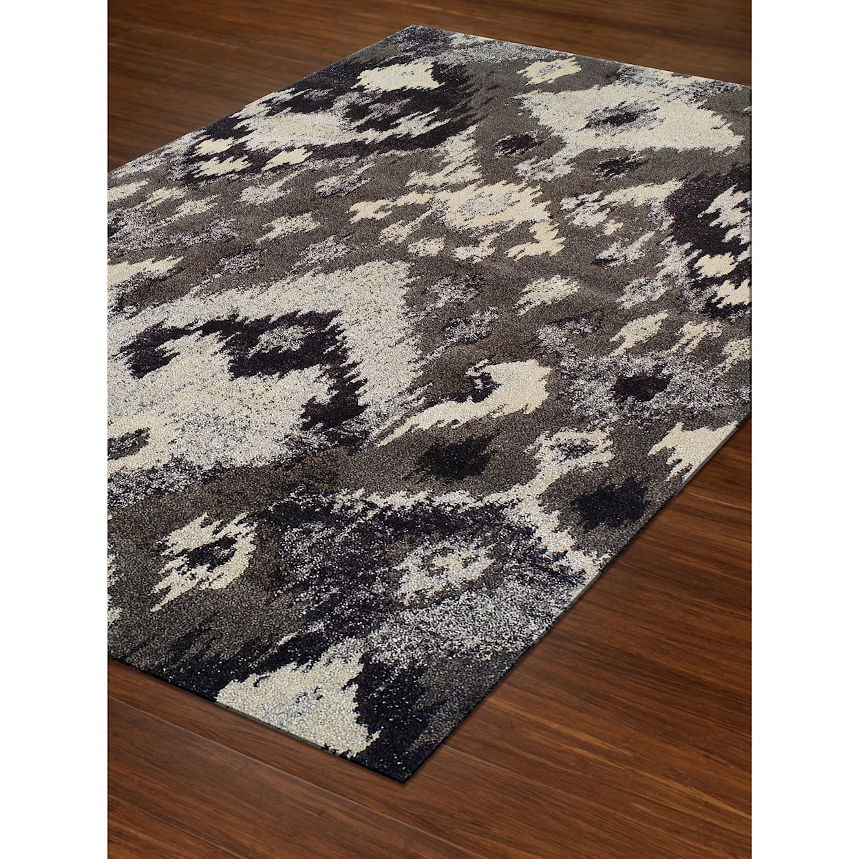 Dalyn Modern Greys Pewter 5'3"X7'7" Rug