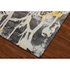 Dalyn Modern Greys Lemon 5'3"X7'7" Rug