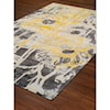 Dalyn Modern Greys Lemon 5'3"X7'7" Rug