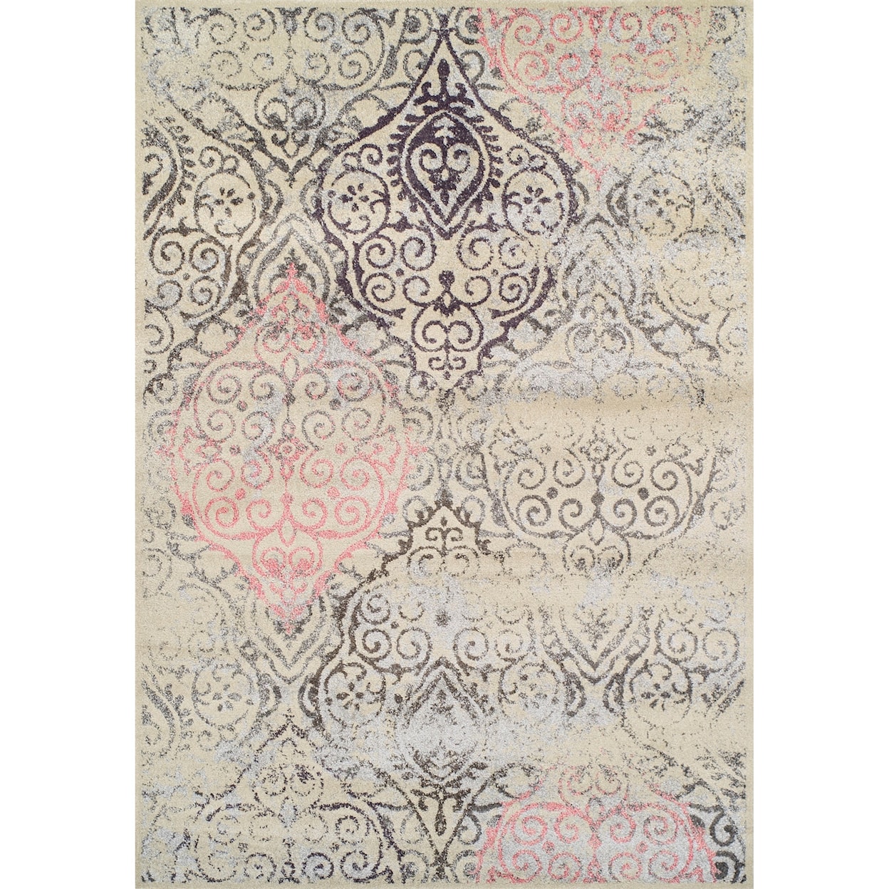 Dalyn Modern Greys Linen 5'3"X7'7" Rug