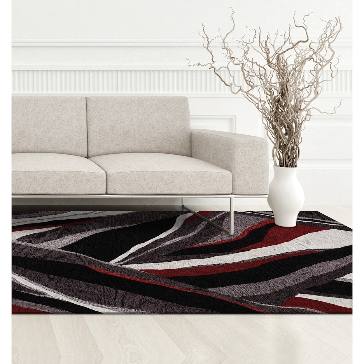 Dalyn Studio Black 5'X7'9" Rug