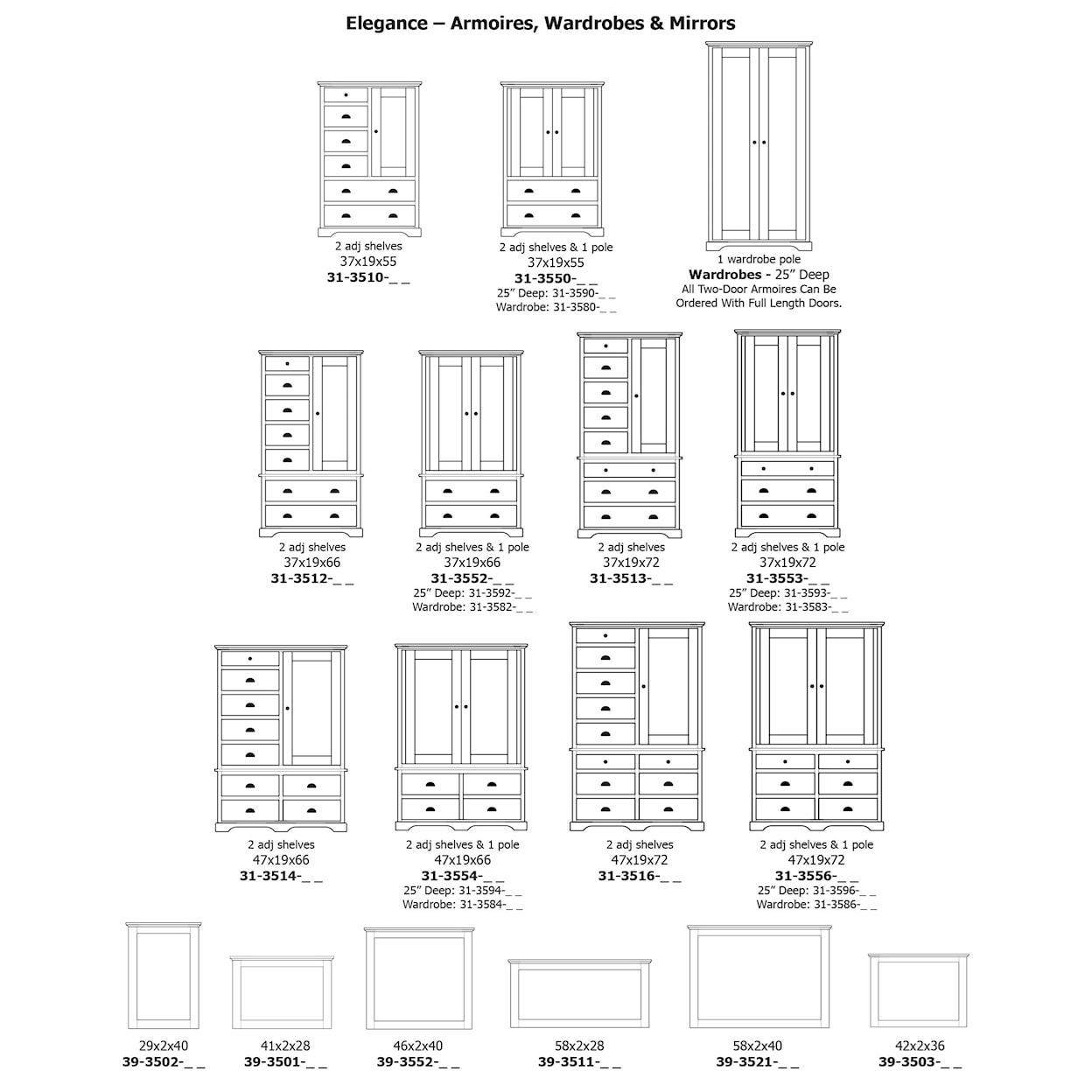 Daniel's Amish Elegance Armoire